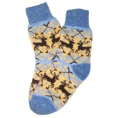 Носки Рассказовские носки, размер 37-40, серый, голубой