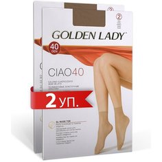 Носки Golden Lady, 40 den, 4 пары, размер 0 (one size) , бежевый