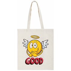 Сумка шоппер CoolPodarok, бежевый