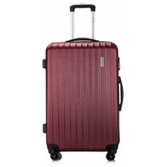 Умный чемодан Lcase 4234, 76 л, размер L, бордовый