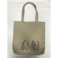 Сумка шоппер , фактура гладкая, бежевый