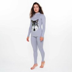 Комплект термобелья TUsi, размер 42, бордовый, серый