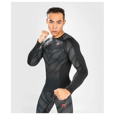 Рашгард Venum, размер M, черный, красный