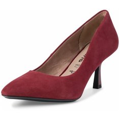 Туфли лодочки Tamaris, размер 36, бордовый, красный