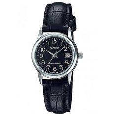 Наручные часы CASIO Collection LTP-V002L-1B, черный, серебряный