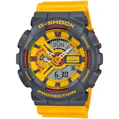 Наручные часы CASIO G-Shock GA-110Y-9A, желтый, серый