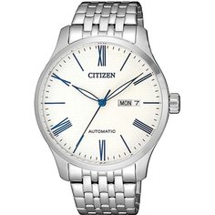 Наручные часы CITIZEN Automatic NH8350-59B, белый, серебряный