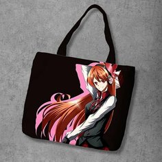 Сумка шоппер Anime Dakimakura, фактура рельефная, мультиколор