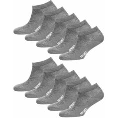 Носки STATUS, 10 пар, размер 29, серебряный