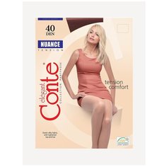 Колготки Conte elegant Nuance, 40 den, размер 4, коричневый