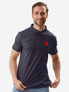 Рубашка поло мужское с короткий рукавом спортивное Rizziano, Синий