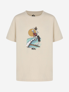 Футболка для мальчиков Quiksilver Never Ending Surf, Бежевый