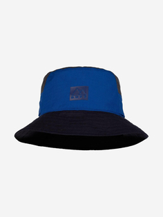Панама Buff Sun Bucket Hat Hak Blue, Синий