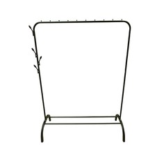 Вешалка напольная для одежды Nice, 140х110х41 см, черная