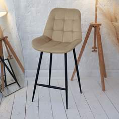 Барный стул со спинкой ForPost Мартин премиум, крем, 1шт