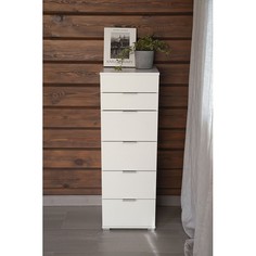 Комод Hesby НК-6 белый 40x39x120 см