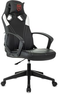 Кресло игровое Zombie 50 черный/белый