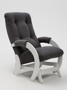 Кресло-качалка маятник ДеСтейл Консул, серый/ молочный дуб