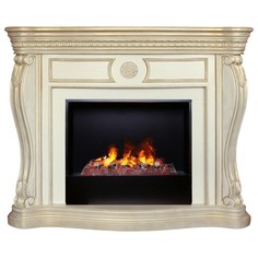 Электрокамин RealFlame Barcelona 33 WT с очагом 3D Cassette 630