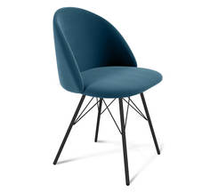 Стул Sheffilton SHT-ST35/S37 тихий океан/черный муар