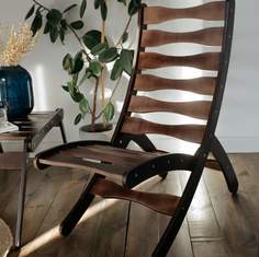 Кресло раскладное Roann Модесто, темно-коричневый, 102х50х80 см