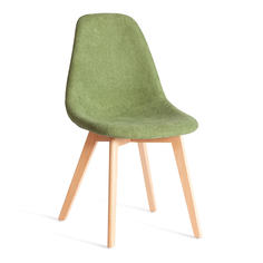 Стул CINDY SOFT (mod. C1021F1-1) велюр/бук, 55х48х83 см, Зеленый/ натуральный (4шт.) Tet Chair