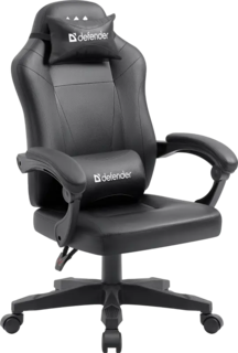 Кресло игровое DEFENDER Master, черный