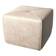 Пуф квадратный Dreambag Ника велюр бежевый 40 х 40 х 40 см