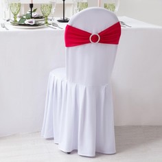 Декор для стула, цв.розовый, 15*35 см, 100% п/э No Brand