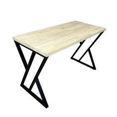 Стол кухонный Solarius Loft с Z-образными ножками 130х60х75, без покрытия