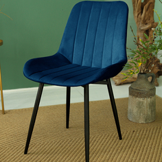 Стул для кухни мягкий ForPost Мартин, блю, 1 шт