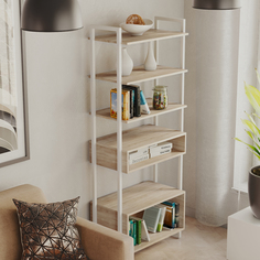 Стеллаж A1 HOME TRIS Smart 73х39х120см Дуб Сонома