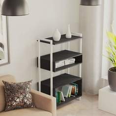 Стеллаж A1 HOME TRIS Smart 73х39х120см Черный Оникс