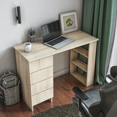 Стол письменный компьютерный GW market Ника 106х45х75 см, дуб сонома