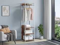 Стеллаж 4 Сезона Urban Лофт 03 Белый, Дуб крафт табак