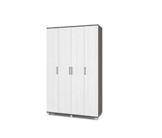 Шкаф 1200 комбинированный с выдвижной штангой Кана К41 Анкор темный/Анкор светлый Дай мебель