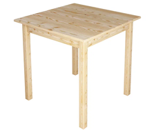 Стол кухонный Solarius Классика дерево 60х60х75, без шлифовки и покраски
