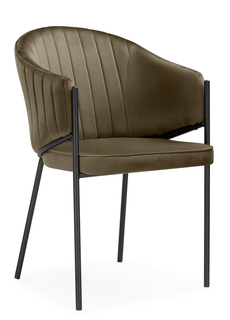 Стул на металлокаркасе Woodville Kortni сappuccino / black