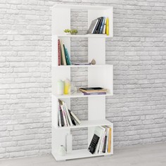Стеллаж Ромео-1 700x250x1800 Белый No Brand