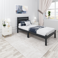 Кровать Solarius Классика Компакт 90х190, антрацит