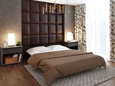 Металлическая полутороспальная кровать Alitte Agnet 120х200 см черный