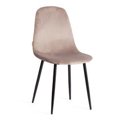 Стул BREEZE (mod. JSC-58) Велюр/металл , 44 х 53 х 86 см, coffee/ черный Tet Chair