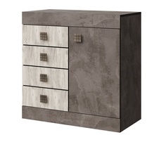 Комод 1Д4Я Лондон Оникс Дай мебель