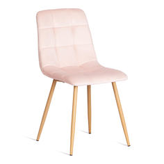 Стул TetChair CHILLY (mod. 7094-1) розовый/натуральный