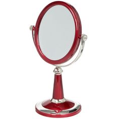 Зеркало настольное, 16х27 см, пластик, на ножке, кругл, Y3-893 No Brand