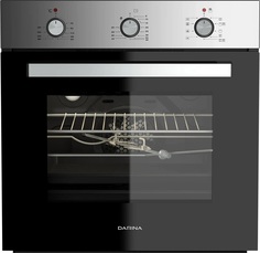 Встраиваемый электрический духовой шкаф Darina 0U5 BDE 112 705 X черный, серебристый Дарина