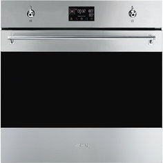 Встраиваемый электрический духовой шкаф Smeg SOP6302S2PX серый