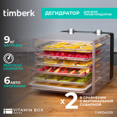 Сушилка для овощей и фруктов Timberk T-PFD42131 черный