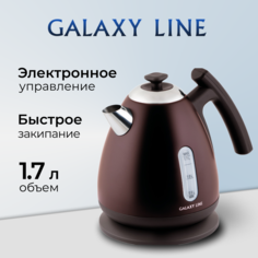 Чайник электрический GALAXY LINE GL0343 1.7 л коричневый