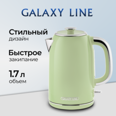 Чайник электрический GALAXY LINE GL0344 1.7 л зеленый